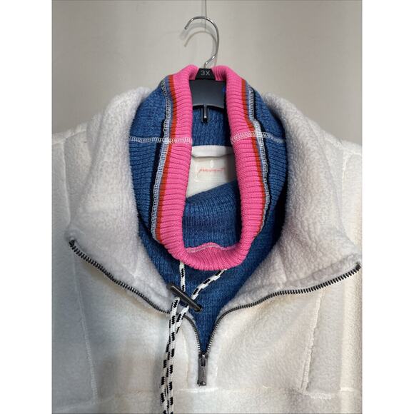 Free People FP Movement Over the Rainbow Sherpa Fleece Women’s Size XL - Picture 3 of 15